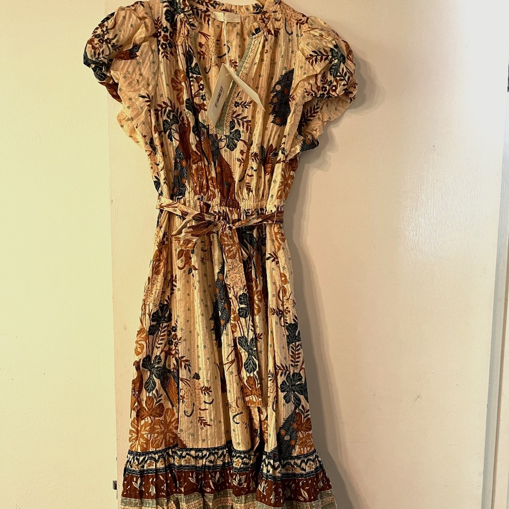 NWT Ulla Johnson Remi Dress Egret Size 4